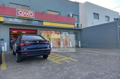 Salão sobre loja para alugar, 140 m² por r$ 3.950/mês - parque das universidades - campinas/sp