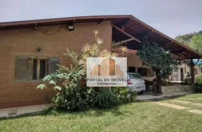 Chácara com 3 dormitórios à venda, 1254 m² por r$ 870.000,00 - village campinas - campinas/sp
