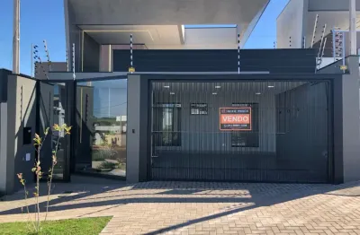 Linda casa nova com 3 suítes e piscina- alto padrão à venda em jardim munique- maringá-pr.