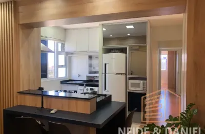 Apartamento mobiliado para locação no edifício rui cesare-2 quartos - zona 01 - centro- maringá-pr.