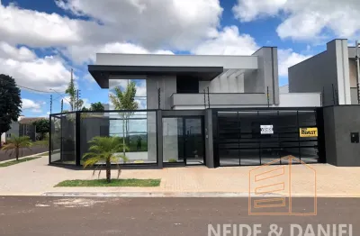 Linda casa térrea - alto padrão - piscina - 4 quartos (2 demi + 2 suítes) jardim oriental maringá-pr.