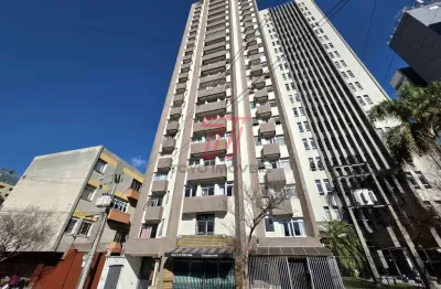 Apartamento com 1 dormitório para alugar com 40,00m² no ed. napoli, centro