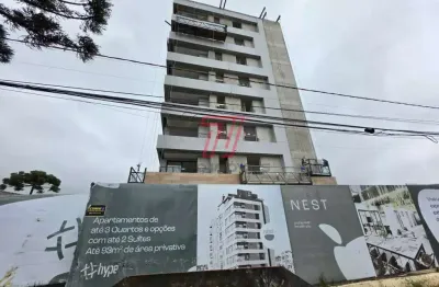 Apartamento com 2 dormitórios à venda com 61,61m² no ed. nest urban habitat, bairro bacacheri
