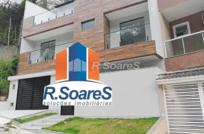 Casa em condomínio fechado com 3 quartos à venda na estrada curumau, taquara, rio de janeiro, 120 m2 por r$ 450.000