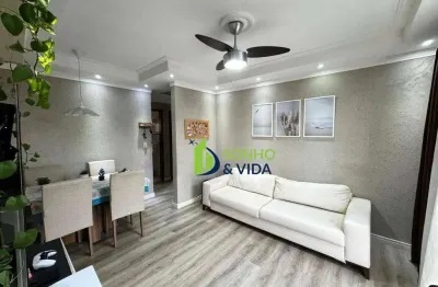 Apartamento com 2 dormitórios à venda, 68 m² por r$ 215.000 - jardim paulicéia - campinas/sp