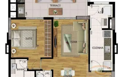 Apartamento com 2 quartos à venda em santana, são paulo , 60 m2 por r$ 650.000