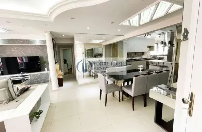 Apartamento mobiliado, 3 suítes, 2 vagas, 147 m2, jardim anália franco