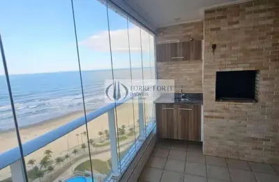Lindo apartamento frente p o mar 2 dormitórios , 1 suíte 1 vaga com piscina