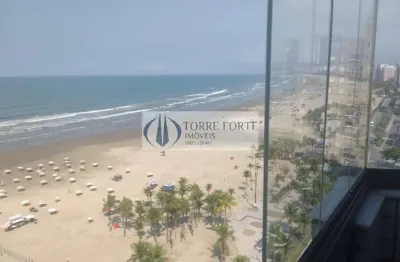 Lindo apartamento 3 dormitórios, 1 suíte, 1 vaga de frente para o mar
