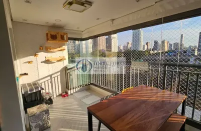 Apartamento 3 dormitórios, varanda gourmet, 1 vaga, no tatuapé