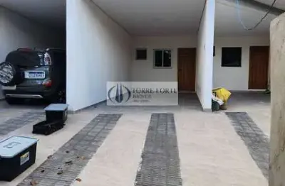 Lindo sobrado 3 dormitórios, 1 suíte, 2 vagas em santo andré