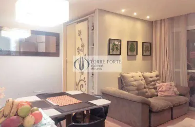 Apartamento com varanda gourmet  2 dormitorios 1 suite 1 vaga no tatuapé