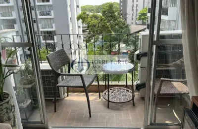 Excelente apartamento com 2 dormitórios e varanda no tatuapé