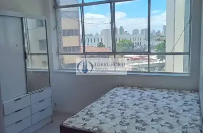 Studio mobiliado com 25 metros sem vaga na liberdade.