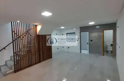 Linda casa com 3 dormitórios e 2 vagas em santo andré