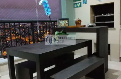 Lindo apartamento 3 dormitórios, 1 suíte, 2 vagas com lazer completo