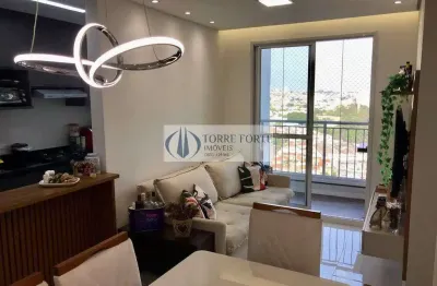 Lindo apartamento 2 dormitórios, 1 vaga com churrasqueira