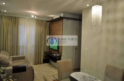 Lindo apartamento mobiliado com 2 dormitórios e 1 vaga no sacomã