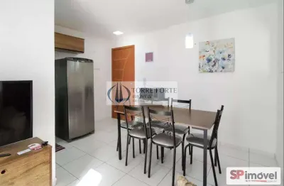 Apartamento com 2 dormitorios 1 vaga , varanda na aviação praia grande .