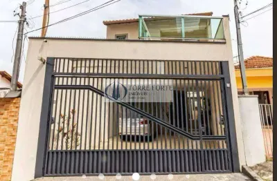 Sobrado 3 dormitórios, 3 suítes, 4 vagas, no jardim anália franco