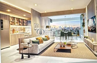 Lançamento com 3 dormitorios 1 suite 1 vaga coberta , varanda no tatuapé.