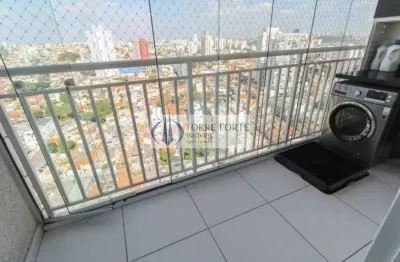 Apartamento mobiliado 2 dormitórios, varanda e 1 vaga na vila prudente