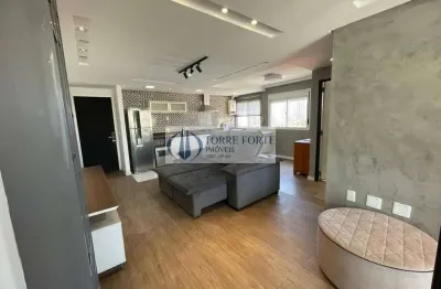 Apartamento todo mobiliado, 2 quartos, 1 vaga, no jardim anália franco