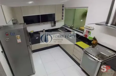 Lindo sobrado com 3 dormitorios 1 suite 4 vagas cobertas na vila darli .