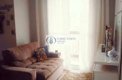 Lindo apartamento com 2 dormitórios com varanda  em santo andré