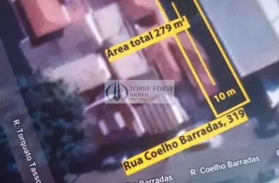 Terreno à venda na Rua Coelho Barradas, 519, Parque da Vila Prudente, São Paulo