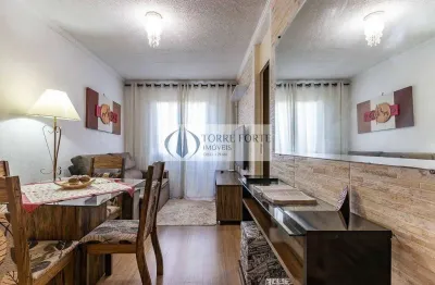 Lindo apartamento mobiliado com 2 dormitórios e 1 vaga na vila curuça