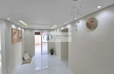 Lindo apartamento com 2 dormitorios 1 vaga coberta fixa na vila carmosina