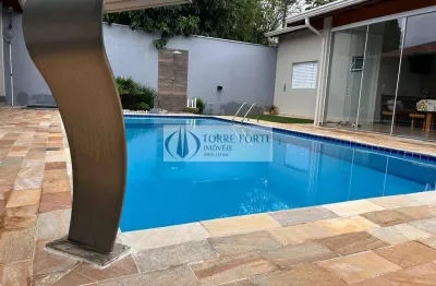 Chácara 1000m² com 3 suítes no parque das banceiras em indaiatuba