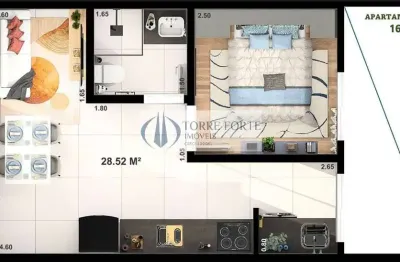 Apartamento com 1 quarto à venda na Rua Professor Araújo Coelho, 597, Jardim Líbano, São Paulo