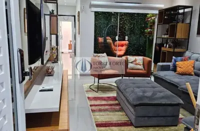 Lindo sobrado com 3 dormitórios com 2 vagas na vila santa isabel