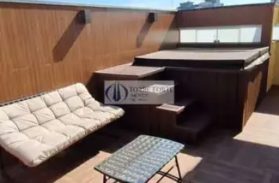 Maravilhoso cobertura 3 dormitórios, 1 suíte, 2 vagas no rudge ramos