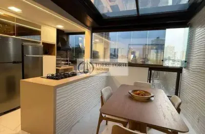 Linda cobertura porteira fechada  3 dormitórios, 2 suítes 2 vagas