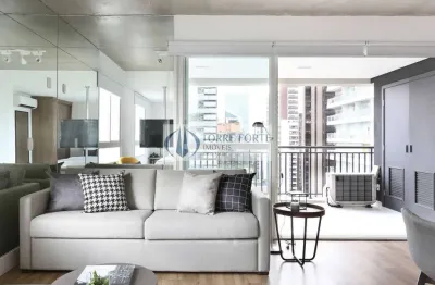 Maravilhoso studio no brooklin, mobiliado com excelente localização.