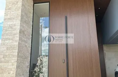 Casa de alto padrão de 260m² com 4 suítes,  com piscina em  são pedro