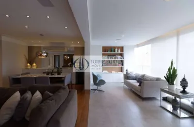 Apartamento de alto padrão de 181m² com 3 dormitórios 3 vagas em moema