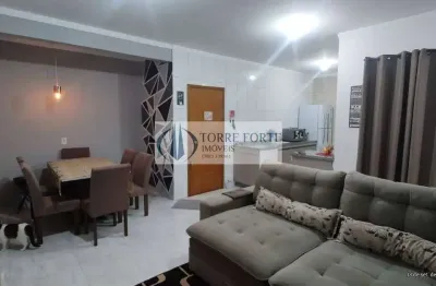 Belo apartamento com 2 dormitórios, 1 suíte, 2 vagas em santo andré