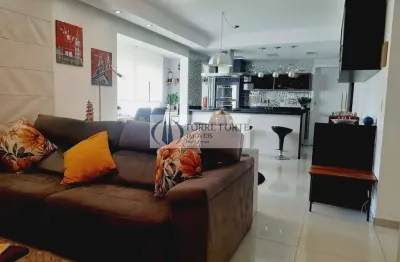 Lindo apartamento 3 dormitórios, 2 suítes, 1 vaga com lazer completo