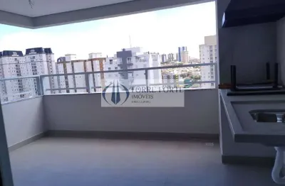 Apartamento Novo 3 Quartos 1 Suíte, 3 Vagas, Varanda Gourmet em Santo André