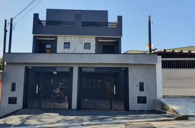 Sobrado para venda em santo andré, parque jaçatuba, 2 dormitórios, 2 suítes, 3 banheiros, 2 vagas