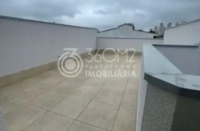 Cobertura para venda em santo andré, vila scarpelli, 2 dormitórios, 1 suíte, 2 banheiros, 2 vagas