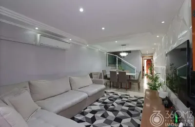 Sobrado para venda em santo andré, utinga, 3 dormitórios, 1 suíte, 3 banheiros, 2 vagas