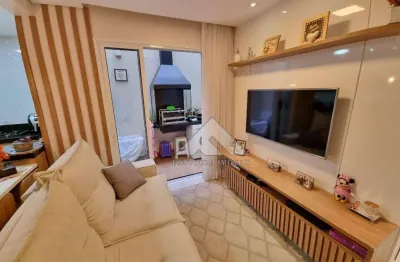 Apartamento com 2 dormitórios à venda, 62 m² por r$ 510.000,00 - vila valparaíso - santo andré/sp