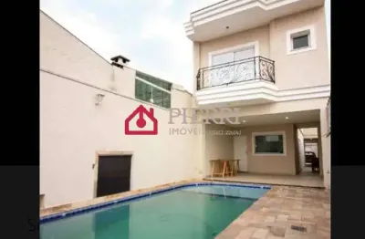 Sobrado novo a venda no parque são domingos, piscina 4 suítes