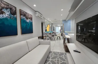 Gonzaga – locação – 1 dorm finamente decorado – lazer - serviços