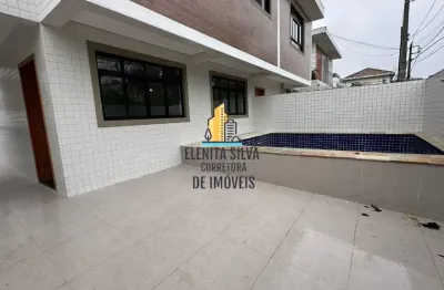 Sobrado de esquina com piscina na vila belmiro – santos/sp